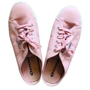 SUPERGA Light Pink Slip On Sneakers Size 10